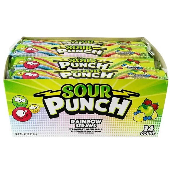 SOUR PUNCH - RAINBOW 24x57 GR