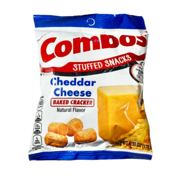 COMBOS - CHEDDAR CHEESE CRACKER 178.6GR