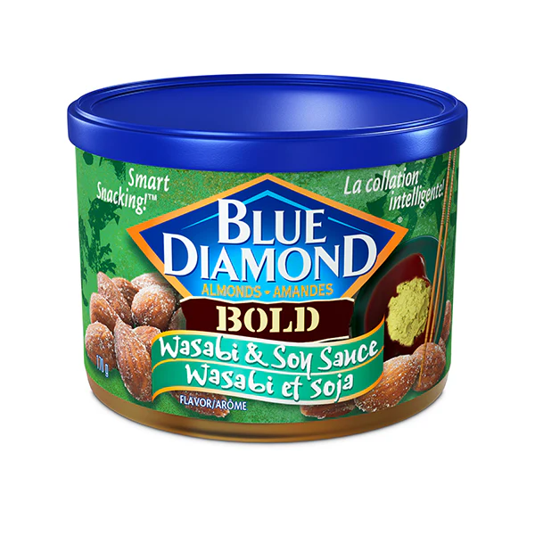 BLUE DIAMOND - ALMONDS WASABI & SOY 170GR