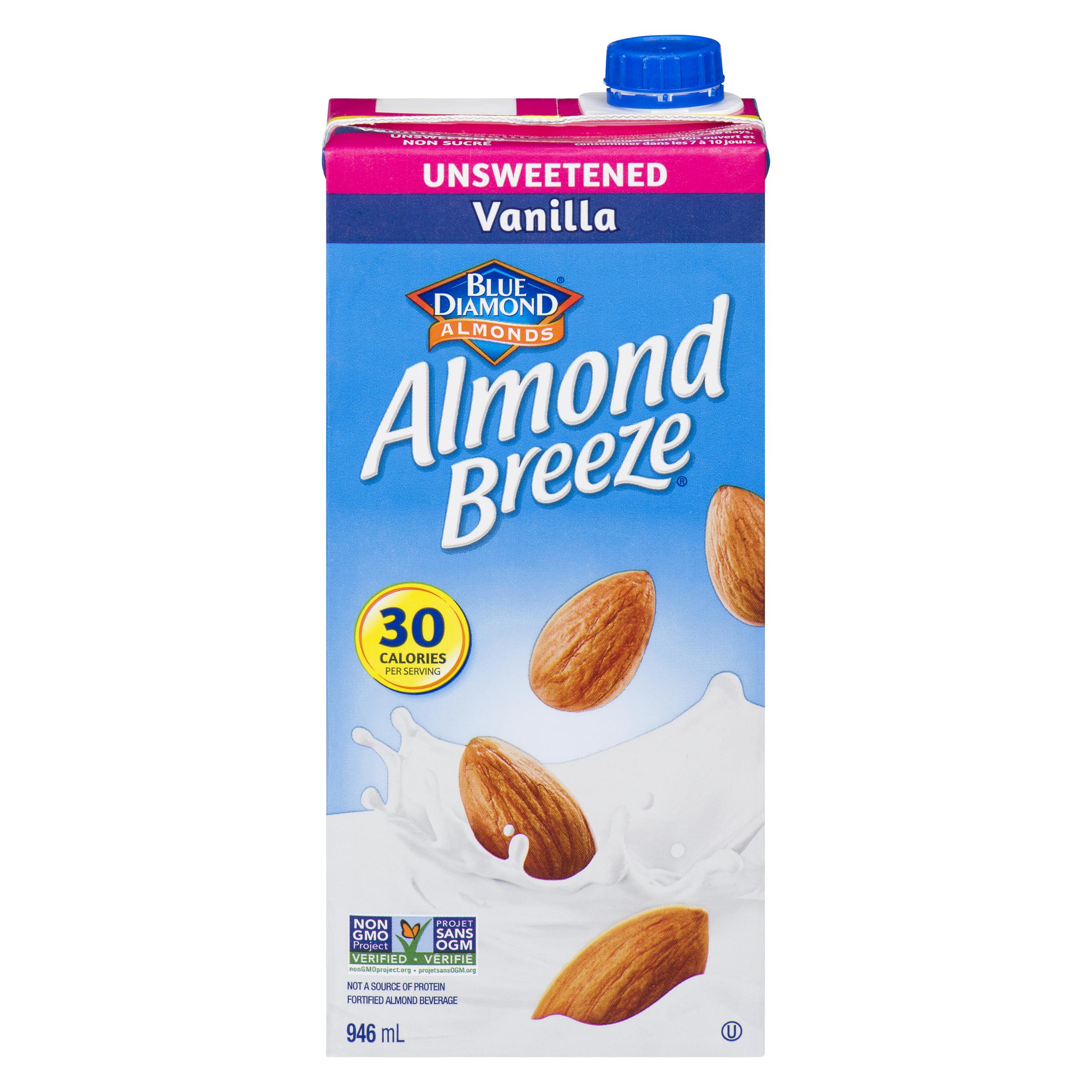 ALMOND BREEZE - UNSWEETENED VANILLA 946ML