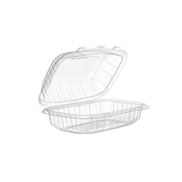 DART - 9x6IN CLEAR PP PLASTIC HINGED CONTAINER 75CT