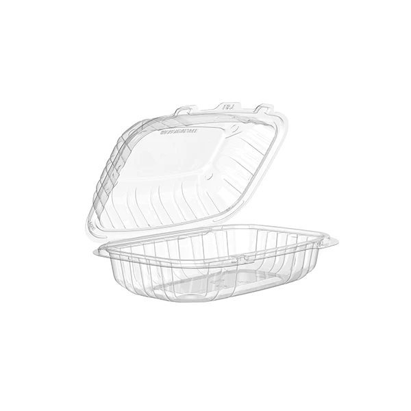 DART - 9x6IN CLEAR PP PLASTIC HINGED CONTAINER 4x75 CT