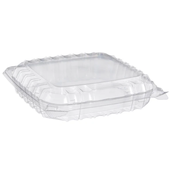 DART - 8in SQUARE SHALLOW CONTAINER 2x125 PK