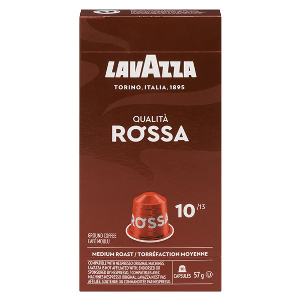 LAVAZZA - COFFEE PODS QUALITA ROSSA 10x10x57 GR