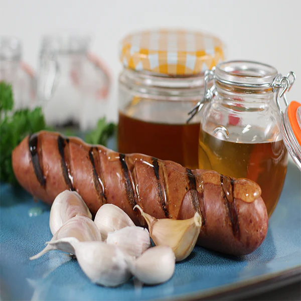SOLOWAYS - 8IN HONEY GARLIC SAUSAGES (12pc) 1.74KG