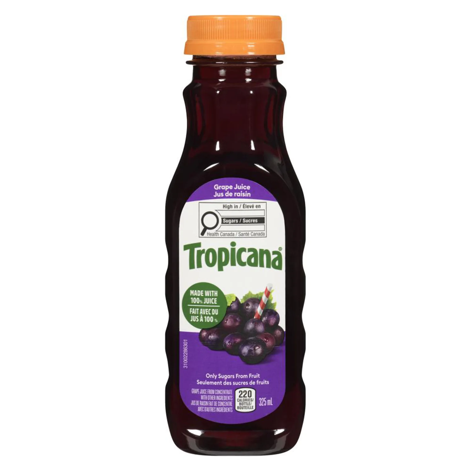 TROPICANA - GRAPE JUICE 325ML