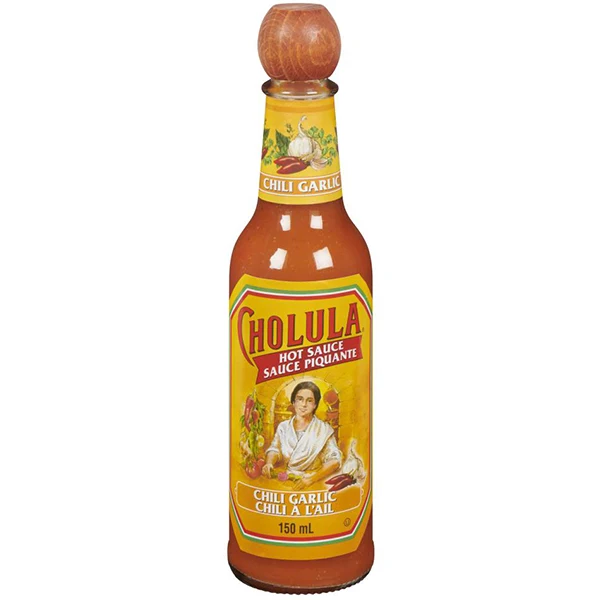 CHOLULA - HOT SAUCE CHILI GARLIC 150ML