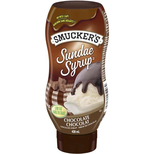 SMUCKERS - CHOCOLATE SUNDAE SYRUP 428ML
