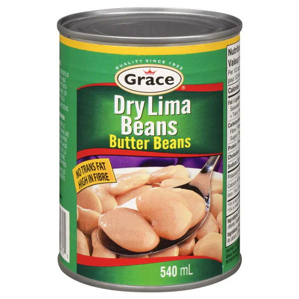 GRACE - DRY LIMA BEANS 540ML