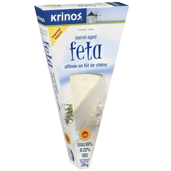 KRINOS - GREEK BARREL AGED FETA 250GR