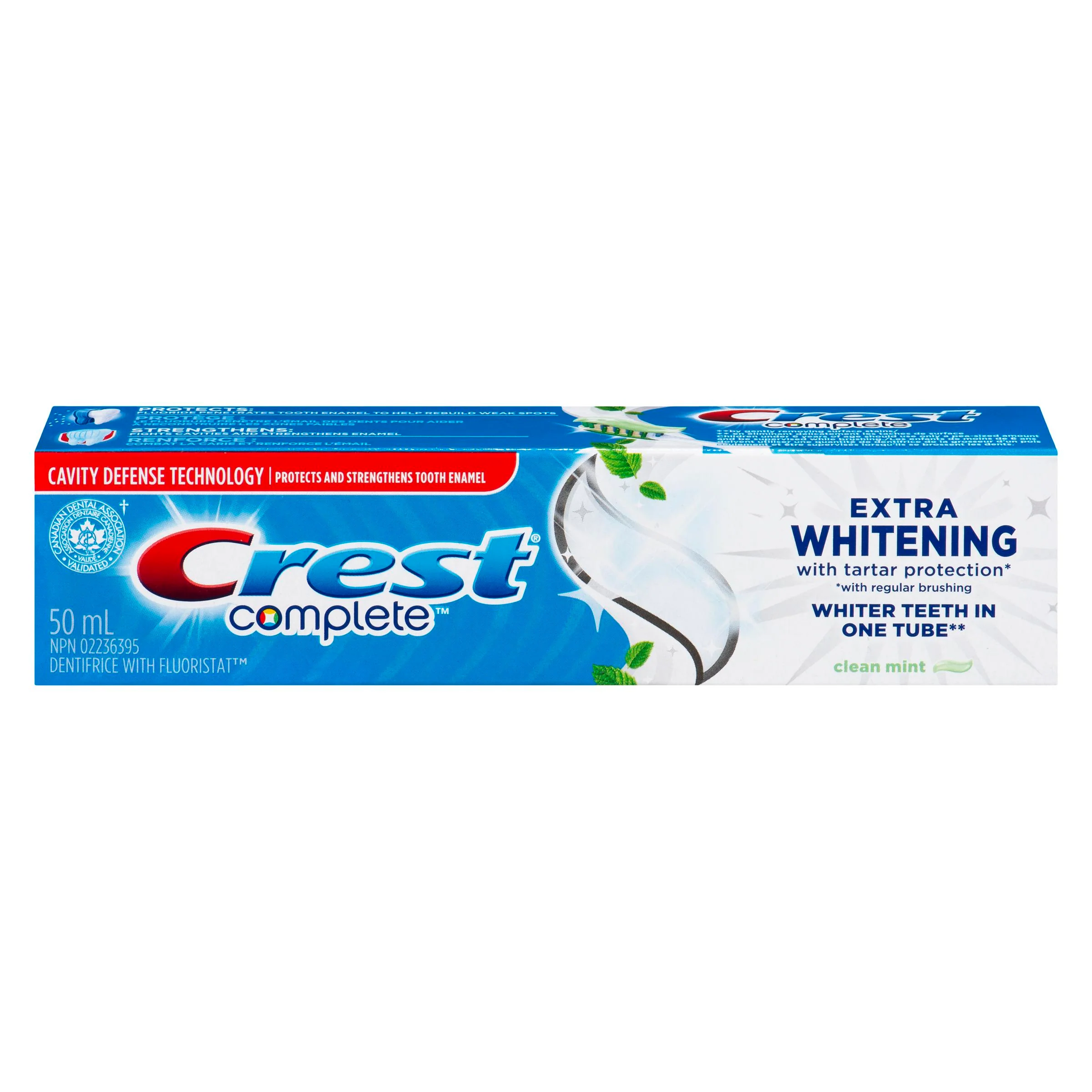 CREST - COMPLETE PLUS EXTRA WHITENING W/TARTAR PROTECTION 50ML