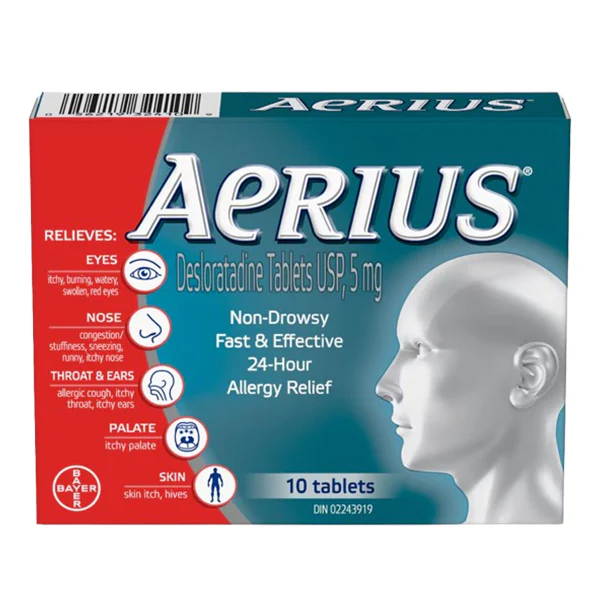 AERIUS - ALLERGY TABLET 10EA