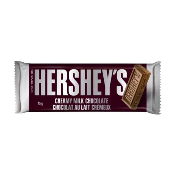 HERSHEY - HERSHEY MILK CHOCOLATE 45GR