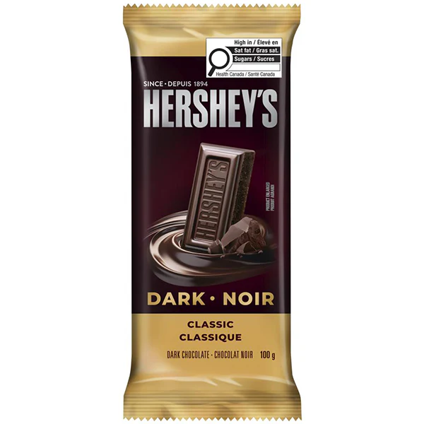HERSHEY - DARK CLASSIC BAR 100GR