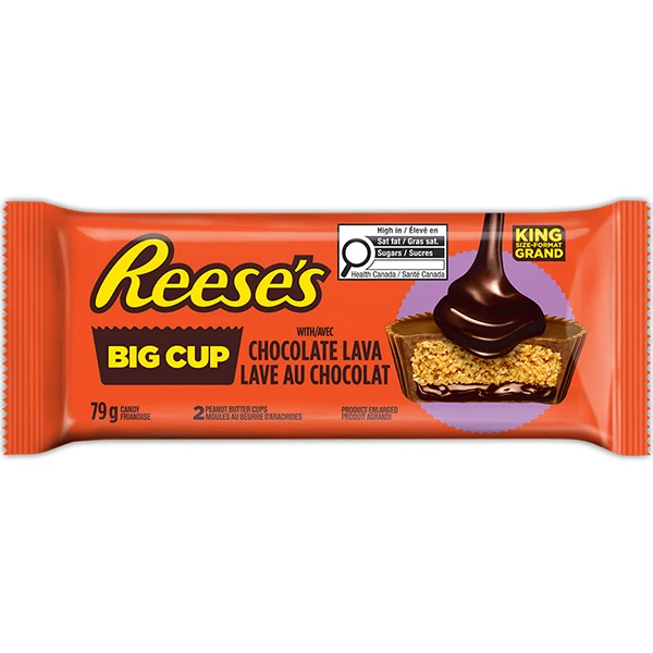 REESES - BIG CUP WITH CHOCO LAVA KING 79GR
