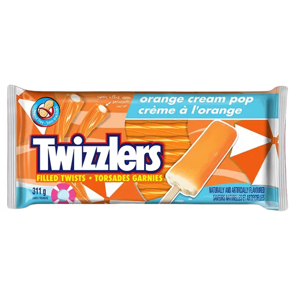 TWIZZLERS - TWIST ORANGE CREAM POP 311GR