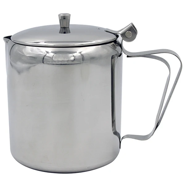 GOURMET - STAINLESS STEEL TEA POT WITH STRAINER 20OZ EA
