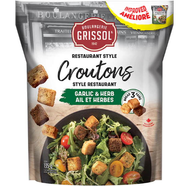 DARE - GRISSOL GARLIC & HERB CROUTONS 135GR