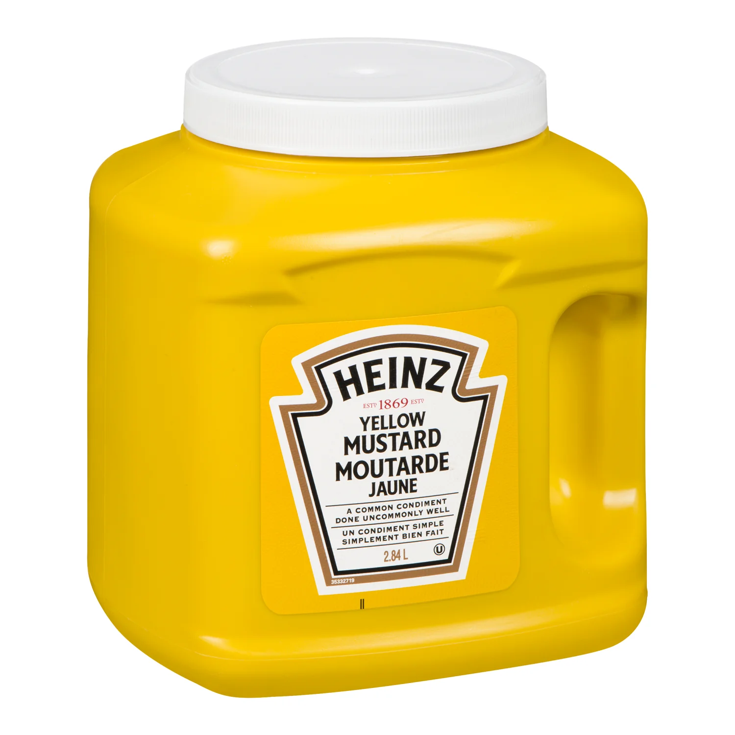 HEINZ - YELLOW MUSTARD PLASTIC 2.84LT