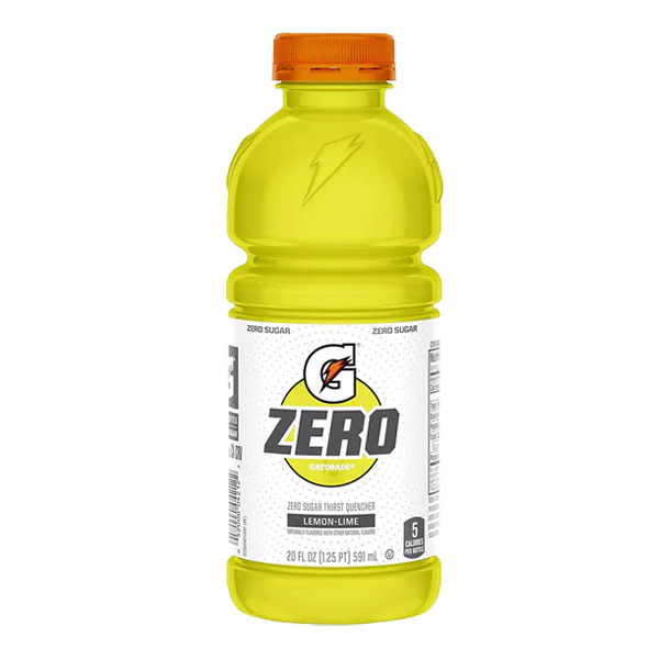 GATORADE - LEMON LIME G ZERO SUGAR 12x591 ML