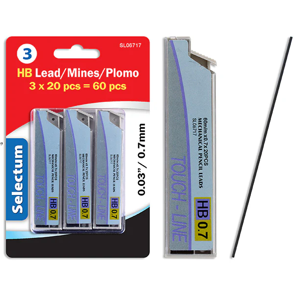 SELECTUM - HB LEADS 0.7MM 60PCS