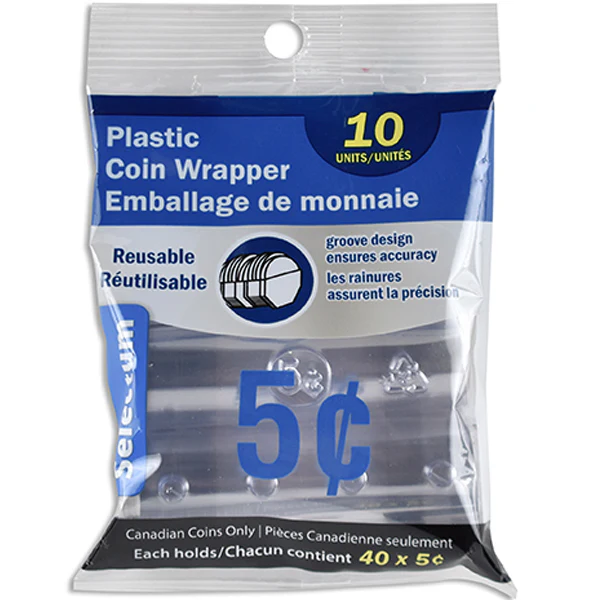 LINK - PLASTIC COIN WRAPPER NICKELS EA