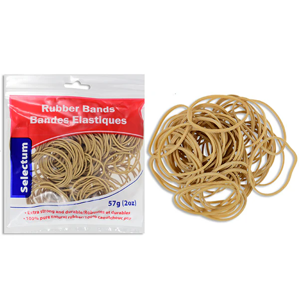 SELECTUM - NATURAL RUBBER BANDS #14 57GR