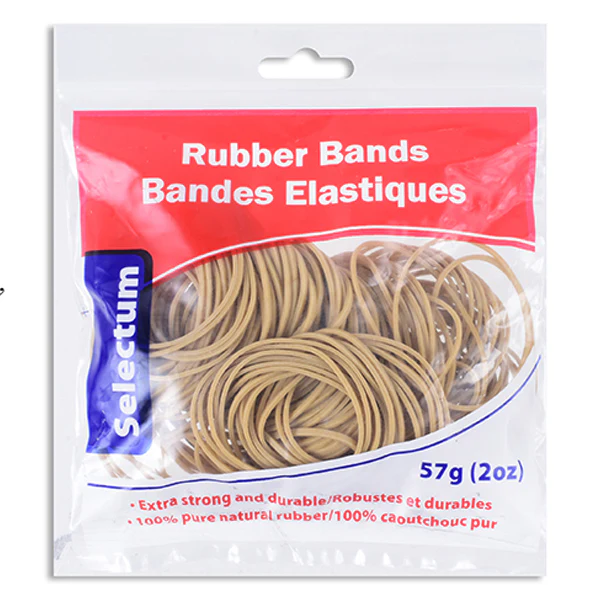 SELECTUM - NATURAL RUBBER BANDS #16 57GR