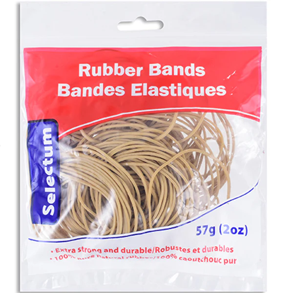 SELECTUM - NATURAL RUBBER BANDS #18 57GR