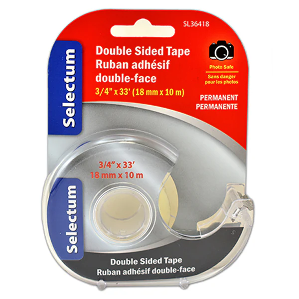 SELECTUM - DOUBLE SIDED TAPE 3/4 EA