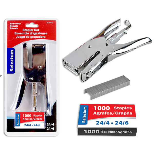 SELECTUM - HEAVY DUTY STAPLER SET 1 PK