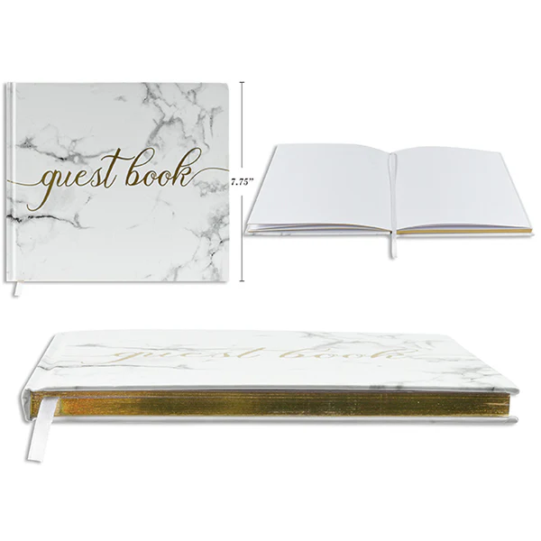 SOTAL STATIONERY - GUEST BOOK MARBLE 1 PK