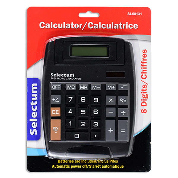 SELECTUM - CALCULATOR 8 DIGITS EA