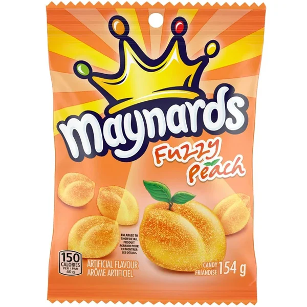 MAYNARDS - FUZZY PEACH 154GR