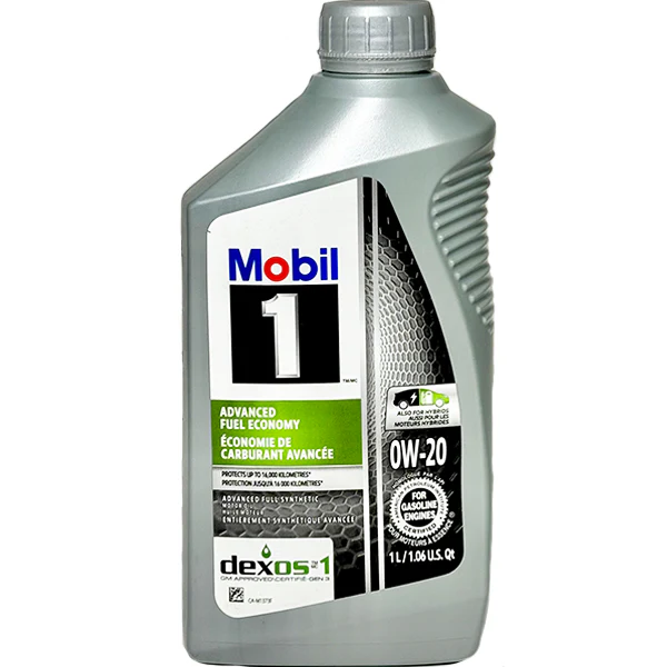 MOBIL1 - ADVANCED SYNTHETIC MOTOR OIL SAE 0W-20 6x1 LT