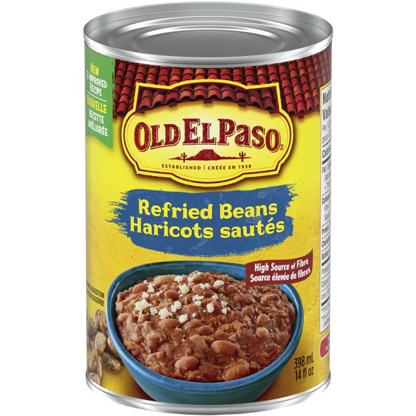 OLD EL PASO - REFRIED BEANS 398ML