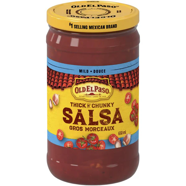 OLD EL PASO - THICK CHUNKY MILD SALSA 650ML