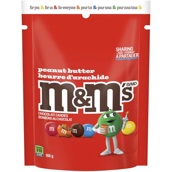 MARS - M&M PEANUT BUTTER 165GR