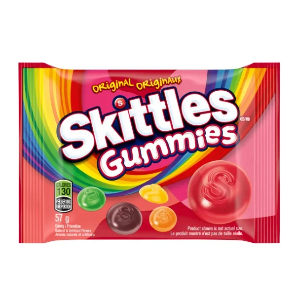 SKITTLES - GUMMIES ORIGINAL 18x57 GR