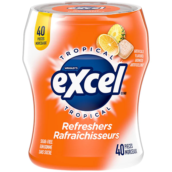 EXCEL - REFRESHERS TROPICAL 6x40 EA