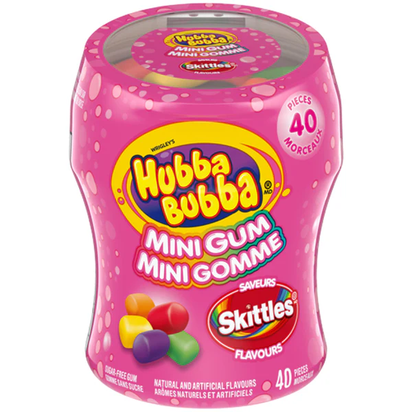 HUBBA BUBBA - SUGAR FREE GUM BOTTLE 6x40 EA