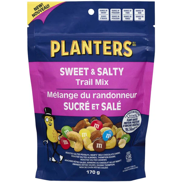 PLANTERS - SWEET & SALTY TRAIL MIX 170GR