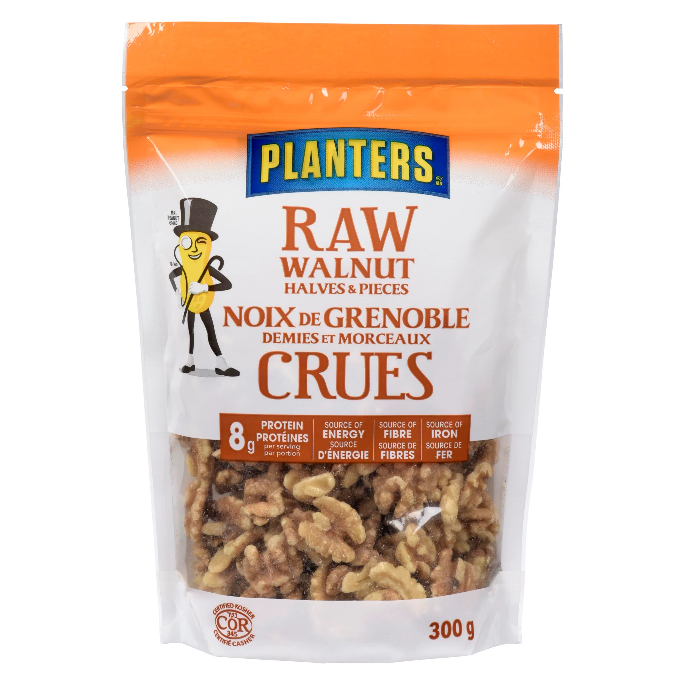 PLANTERS - WALNUT HALVES AND PIECES 300GR