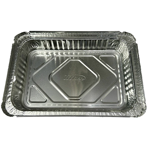 TITAN - 1.5LB OBLONG SHALLOW FOIL CONTAINER 4x125 CT