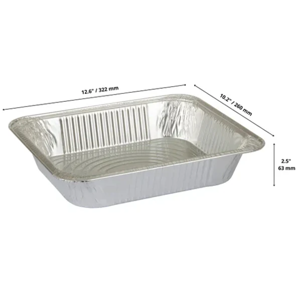 TITAN - ALUMINUM HALF SIZE DEEP STEAM TABLE PANS 345x10 EA