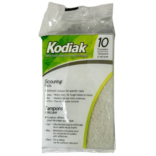 KODIAK - SCOURING PADS GREEN/BLUE/WHITE 36x10 EA