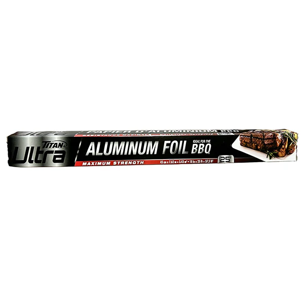 TITAN - 18" ULTRA ALUMINUM FOIL 25FT 24x1 EA