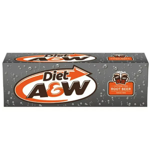 A&W - ZERO ROOT BEER CANS 12x355ML