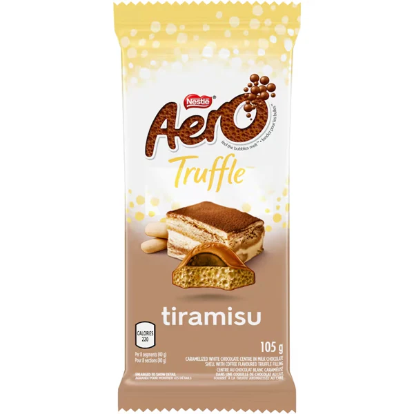 NESTLE - AERO TRUFFLE TIRAMISU TABLET 15x105 GR