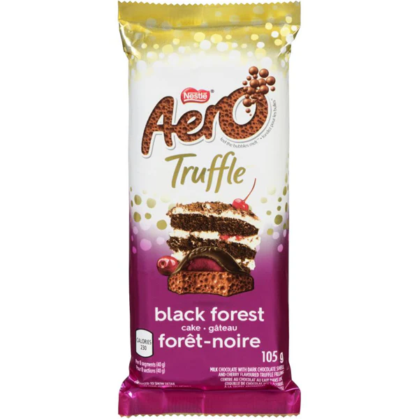 NESTLE - AERO TRUFFLE BLACK FOREST CAKE TABLET 105GR